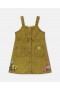 Stella Mccartney Spongebob Graphic Denim Dress Yellow | Abiti e tute per bambini