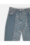 Stella Mccartney - Jeans in denim con motivo a stelle, blu denim | Pantaloni e pantaloncini per bambini