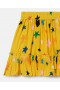 Gonna a balze con stampa a stelle Stella Mccartney gialla | Pantaloni e pantaloncini per bambini