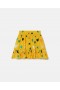 Gonna a balze con stampa a stelle Stella Mccartney gialla | Pantaloni e pantaloncini per bambini