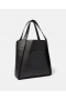  Borsa tote quadrata Stella Mccartney Stella Logo nera | Borse tote da donna