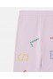 Stella Mccartney Stella Pattern Joggers Lavanda | Pantaloni e pantaloncini per bambini
