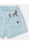 Stella Mccartney Woodland Friends Denim Shorts Blu | Pantaloni e pantaloncini per bambini