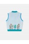 Stella Mccartney Woodland Friends Giacca senza maniche blu | Maglioni e cardigan per bambini
