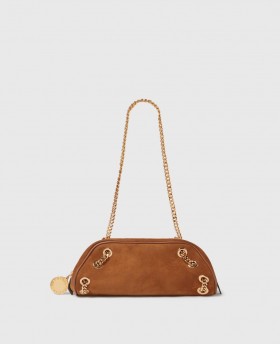  Borsa a tracolla Falabella Bowling di Stella Mccartney Brandy | Borse a tracolla da donna