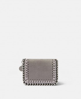  Portafoglio piccolo Falabella con patta Stella Mccartney Grigio | Portafogli da donna