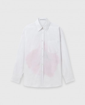  Camicia con stampa di papaveri di Stella Mccartney, bianca | Camicie e top da donna
