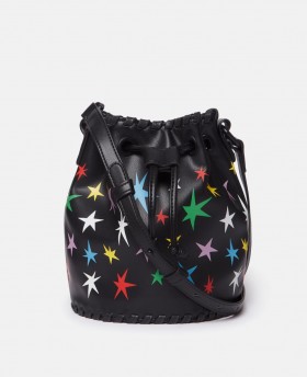  Borsa a secchiello con motivo a stelle Stella Mccartney multicolore | Scarpe e accessori per bambini