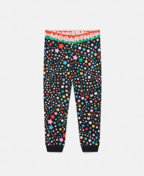 Leggings Stella Mccartney con motivo a stelle multicolore | Pantaloni e pantaloncini per bambini