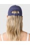Stella Mccartney About Fucking Time! Baseball Cap Navy Blue | Women Hats And Scarves
