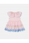 Stella Mccartney Butterfly Pleated Cap-sleeve Dress Pink | Kids Dresses & Jumpsuits