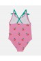 Stella Mccartney Cherry Print Swimsuit Pink | Kids Swimwear