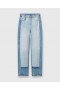 Stella Mccartney Contrast Panel Straight-leg Jeans Blue | Women Denim