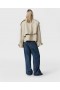 Stella Mccartney Cropped Belt Detail Trench Jacket Sand | Women Coats And Jackets