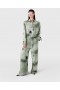 Stella Mccartney Drawstring Horse Print Pants Sea Green | Women Pants And Shorts