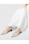 Stella Mccartney Elsa Studded Kitten Heels Greggio White | Women Heels