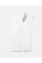 Stella Mccartney Falabella Crystal Chain Sleeveless Top White | Women Shirts And Tops