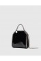 Stella Mccartney Falabella Tiny Tote Crinkled Patent Bag Black | Women The Iconic Falabella