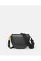 Stella Mccartney Frayme Mirum® Medium Flap Shoulder Bag Black | Women Shoulder Bags