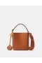 Stella Mccartney Frayme Mirum® Mini Square Bucket Bag Brandy | Women Top-Handle Bags