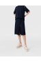 Stella Mccartney Lace Insert High Neck Top Deep Navy | Women Knitwear