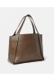 Stella Mccartney Logo Large Tote Bag Chocolate Brown | Women Shoulder Bags