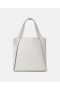 Stella Mccartney Logo Tote Bag Fog Grey | Women Top-Handle Bags