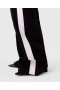 Stella Mccartney Low-rise Stripe Straight-leg Pants Black And White | Women Pants And Shorts