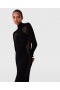 Stella Mccartney Miracle Long-sleeve Compact-knit Dress Black | Women Dresses