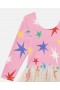 Stella Mccartney Star Pattern Tulle Dress Pink | Kids Dresses & Jumpsuits