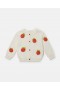 Stella Mccartney Strawberry Crochet Cardigan Cream | Kids Sweatshirt And T-Shirts