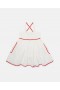 Stella Mccartney Strawberry Embroidered Sleeveless Dress Cream | Kids Dresses & Jumpsuits
