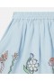 Stella Mccartney Woodland Friends Elasticated Scalloped-trim Skirt Blue | Kids Pants & Shorts