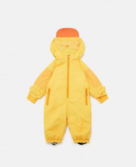 Stella Mccartney Duckling Hooded Zippered Jumpsuit Yellow | Kids Baby Boys