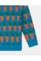 Stella McCartney Carrot Graphic Strikket Cardigan Blå | Barnegensere og Cardigans