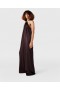  Stella McCartney Kjede Halterneck Sateng Jumpsuit Sjokoladebrun | Dame Jumpsuits