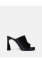  Stella McCartney Elsa Heeled Mules Svart | Dame Høye Hæler