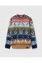  Stella McCartney Fairisle genser med rund hals, flerfarget | Dame Strikkevarer