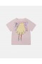  Stella McCartney Fairy Graphic Crew Neck T-skjorte Rosa | Barn Baby Jente