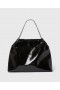  Stella McCartney Falabella Drawstring Patent Tote Bag Svart | Dame Matchende Separater
