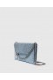  Stella McCartney Falabella Lommebok Skulderveske Safirblå | Damevesker med topphåndtak