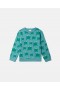  Stella McCartney Frosktrykk Crew Neck Genser Blå | Barn T-skjorter og Genser
