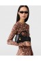 Stella McCartney Leopard Langermet Midikjole Leopardprint | Damekjoler