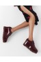 Stella McCartney Limited Edition Elyse Monochrome Platforms Glossy Burgunder | Dame Kilehæler