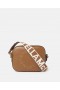  Stella McCartney Logo Kamera Skulderveske Pecan | Skuldervesker til kvinner