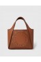  Stella McCartney Logo Skulderveske Brandy | Skuldervesker til kvinner
