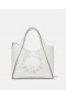  Stella McCartney Logo Grayy Alter Mat Skulderveske Hvit | Damevesker