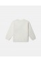  Stella McCartney Logo Varsity Graphic Langermet T-skjorte Kremfarget | Barne-T-skjorter og Genser