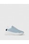  Stella McCartney Loop Lace-up Sneakers Dusty Blue | Dame Sneakers