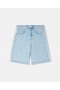  Stella McCartney Moniker Tape Shorts Blå | Barnebukser og shorts